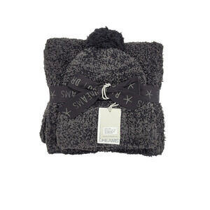 Barefoot Dreams CozyChic Pom Beanie Scarf Set |‎ Fuzzy Soft | Giftable NWT